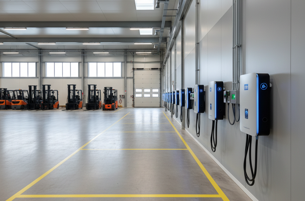 Auktoriserad elektriker som utför installation av laddbox på en villa i Bjuv, Skåne.